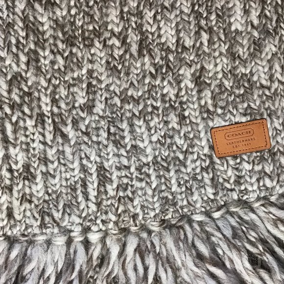 Coach Handmade Wool Scarf - Picture 2 of 6